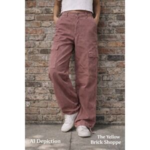 Levi's '94 Baggy Cargo Pants‎ Mauve Rose 32x30 Mid Rise NWT